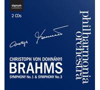 Johannes Brahms Brahms: Symphony No. 1 and Symphony No. 3 (CD) Album
