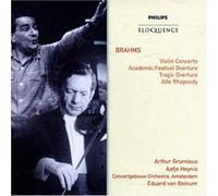 Brahms, J. - Violin Con Overtures Alto Rhapsody