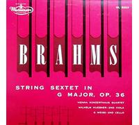 BRAHMS Johannes (Germania) - BRAHMS, Johannes: String Sextet nr.2 in G major, op.36 -- Printed in Japan--MADE IN JAPAN - Japanese pressing-Vinyl LP made in Japan-WESTMINSTER-Mono-WEST G 10602-BRAHMS Johannes (Germania)-HUEBNER Wilhelm (violino); Quartetto Vienna Konzerthaus; WEISS Gunther (violoncello)