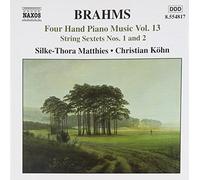 Johannes Brahms Four Hand Piano Music Vol. 13 (Matthies, Kohn) (CD) Album