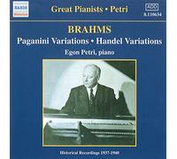 Brahms Johannes - PAGANINI & HANDEL VARIATI