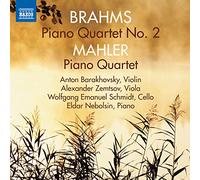 Johannes Brahms Brahms: Piano Quartet No. 2/Mahler: Piano Quartet (CD) Album