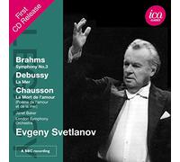 Johannes Brahms Brahms: Symphony No. 3/Debussy: La Mer/... (CD) Album