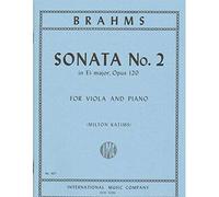 Brahms, Johannes Sonata No. 2 In E-Flat Major Op. 120 for Viola and Piano by Katims - International