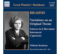 Brahms Johannes - Variazioni Su Un Tema Originale Op.