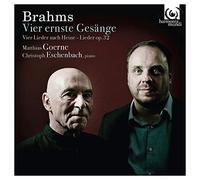 Brahms/ Goerne, Matthias - Vier Ernste Gesange