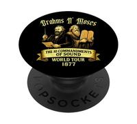 Brahms N' Moses, Tour del compositore classico cristiano religioso PopSockets PopGrip Adesivo