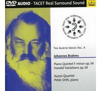 Brahms - Piano Quintet F Minor (Orth, Auryn Quartet) (DVD)