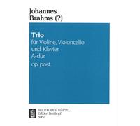 BRAHMS - Trio Op.Postumo en La Mayor para Violin, Violoncello y Piano (Urtext)