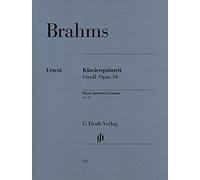 BRAHMS - Quinteto Op. 34 en Fa menor para 2 Violines, Viola, Violoncello y Piano (Partes) (Urtext)