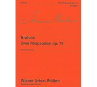 BRAHMS - Rapsodias Op.79 para Piano (Urtext) (Stockmann/Kaul)
