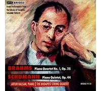 Brahms/Schumann - Great Performances From The Library Of Congress