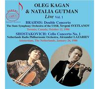 Brahms, Shostakovich - Oleg Kagan & Natalia Gutman: Live Vol. 1 (Audio Cd)