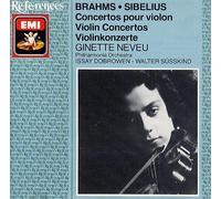 BRAHMS & SIBELIUS: VIOLIN CONCERTOS / NEVEU