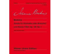 BRAHMS - Sonata Op.120 nº 1 en Fa menor para Viola (Clarinete) y Piano (Urtext) (Muller/Michaelis)