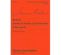 BRAHMS - Sonata Op. 99 en Fa Mayor para Violoncello y Piano (Urtext) (Muller/Boettcher)