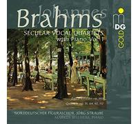 Johannes Brahms Johannes Brahms: Secular Vocal Quartets - Volume 1 (CD)