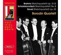 Brahms: String Quartet Op. 51/2 - Shostakovich: String Quartet no.8 Op.110 - Ravel: String Quartet Op.35