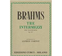 Brahms Tre intermezzi per pianoforte Op.117 Revisione Cortot - Curci