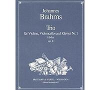BRAHMS - Trio Op. 8 en Si Mayor para Violin, Violoncello y Piano (2ª Version) (Partes) (Urtext)