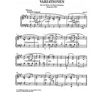 BRAHMS - Variaciones sobre un Tema de Schumann Op. 9 para Piano (Urtext)