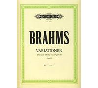 Brahms: Variations on a Theme by Paganini (Complete) Op. 35 (EP3663)