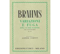 BRAHMS - VARIAZIONI E FUGA SOPRA UN TEMA DI HAENDEL OP. 24 - SPARTITI PIANOFORTE