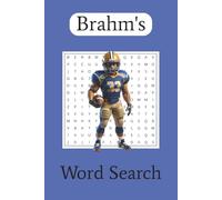 Brahm's Word Search Puzzle Book: Brahm's Word Search Puzzle Book: Word Search Puzzles with Easy to Read Print for Brahm. 6x9 inches, 30 Puzzles, 60 Pages - Gift for Birthdays, Vacations and Free Time.
