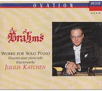 Brahms;Works Solo Piano by Julius Katchen (1990-10-23)