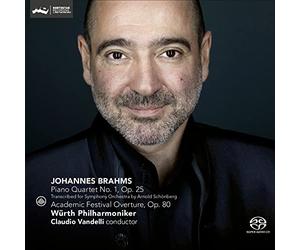 Brahms/ Wurth Philharmoniker/ Vandelli - Piano Quartet 1 Orchestral