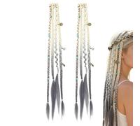 Braid Extensions - 20-Inch with Bead Charm Boho Twist Dreadlock