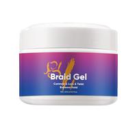 Braid Styling Extreme Hold Styling Wax Braid Gel Extra Hold Control Edge, Gel idratante Dreadlock Shaping Gloss idratante Braid Hair Wax Twist Gel, 250 ml gel per la cura dei capelli