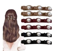 Braided Hair Clips, Pearl Hair Clips, Styling Hair Accessories, 3D Hair Clips, Acrylic Pearl Clips, Hair Charm Accessories, Wear-resistant Clips, Quick Hair Styling, Elegant Hair Clips, Unique Hair Ac