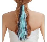 Braided Ponytail Estensione, Colored Braided Ponytail, Wrap Ponytail con elastico Tie, Long Braid Wig, per capelli sintetici, extension per capelli, per feste per capelli,