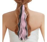 Braided Ponytail Estensione, Colored Braided Ponytail, Wrap Ponytail con elastico Tie, Long Braid Wig, per capelli sintetici, extension per capelli, per feste per capelli,