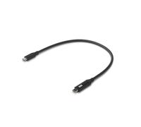 Braided power and data cable - with a double-sided charge - display. 0.3M - Warranty: 24M NEW