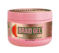 Braiding Gel, Strong Hold Locking Gel Watermelon Scent, 8.8oz Easy to Apply Portable Hair Styling for Box Braids, Moisturizer, Dreadlocks, Long Lasting Hold and Frizz Control