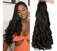 Braiding Hair Extension 24' Bouncy Loose Wave 8 Packs French Curly Hair