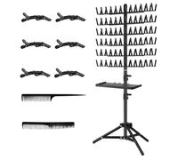 Braiding Hair Rack, Braiding Rack, Removable Hair Separator Stand, Portable Hair Divider Rack for Braiding, Hair Braiding Tools for Men, Women - See Descriptions