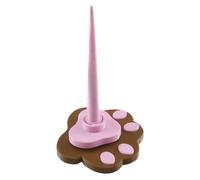 Braiding Spinner - Yarn Holder Spinner | Wooden Cotton Spool Holder, Yarn Ball Holders Animal Paw Prints, Organizer Rack Winder Thread Storage For Craft Home Travel Beginners Fiber Projects Hiking