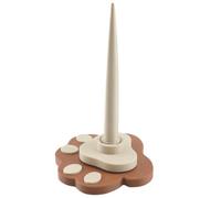 Braiding Spinner - Yarn Holder Spinner | Wooden Cotton Spool Holder, Yarn Ball Holders Animal Paw Prints, Organizer Rack Winder Thread Storage For Craft Home Travel Beginners Fiber Projects Hiking
