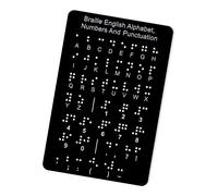 Braille Alphabet Board Numeri con dots per gli studenti Blinds principianti