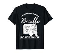 Braille Cecità Regalo Per Ciechi Maglietta
