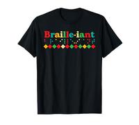 Braille-iant Braille alfabeti ipovedenti Blind Pride Maglietta