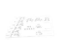 Braille per All Esterno Accessorio per Finanziari per Persone Non Vedenti Progettata per Indipendenza e Accessibilità