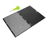 Braille Writing Board 27 Linee 30 Celle Set 1 in Plastica Nera | Tavoletta Braille e Punteruolo, Braille e Stylus Kit, Back To School Party