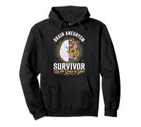 Brain Aneurysm Survivor By The Grace of God Felpa con Cappuccio