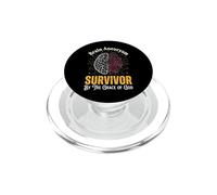 Brain Aneurysm Survivor By The Grace Of God PopSockets PopGrip per MagSafe