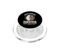 Brain Aneurysm Survivor By The Grace Of God PopSockets PopGrip per MagSafe