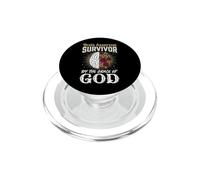 Brain Aneurysm Survivor By The Grace Of God PopSockets PopGrip per MagSafe